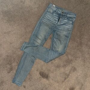 American Eagle High rise Jegging, light wash